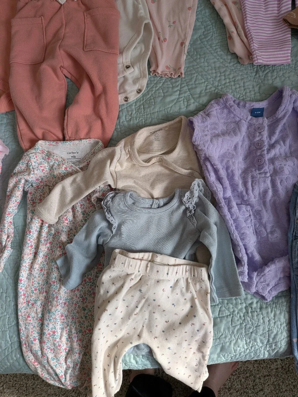 26 Piece Baby Girl Clothes. Carter's, Old Navy, Nautica And More. NB -12 Months
